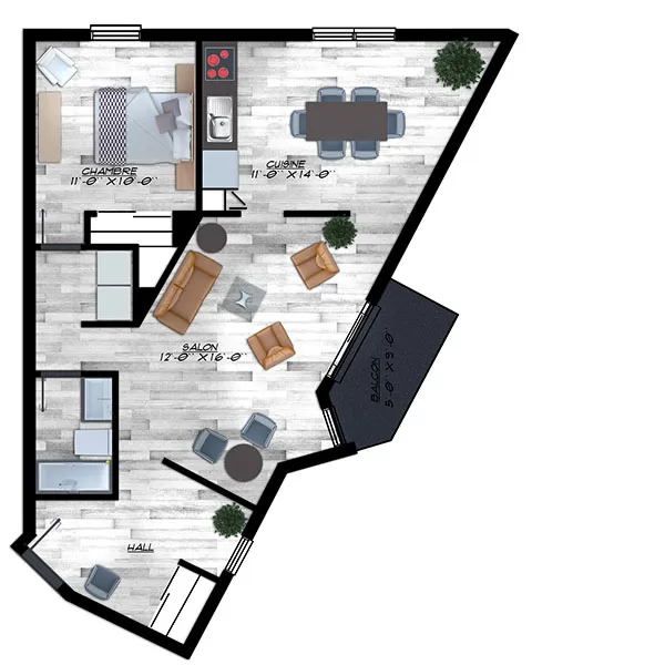 3 ½ à partir de 1175$/mois
