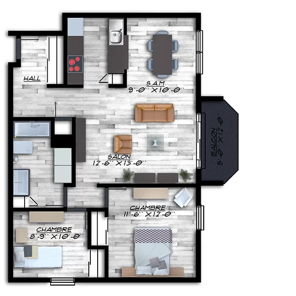4 ½ à partir de 1285$/mois