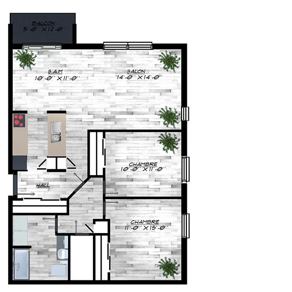 4 ½ à partir de 1305$/mois